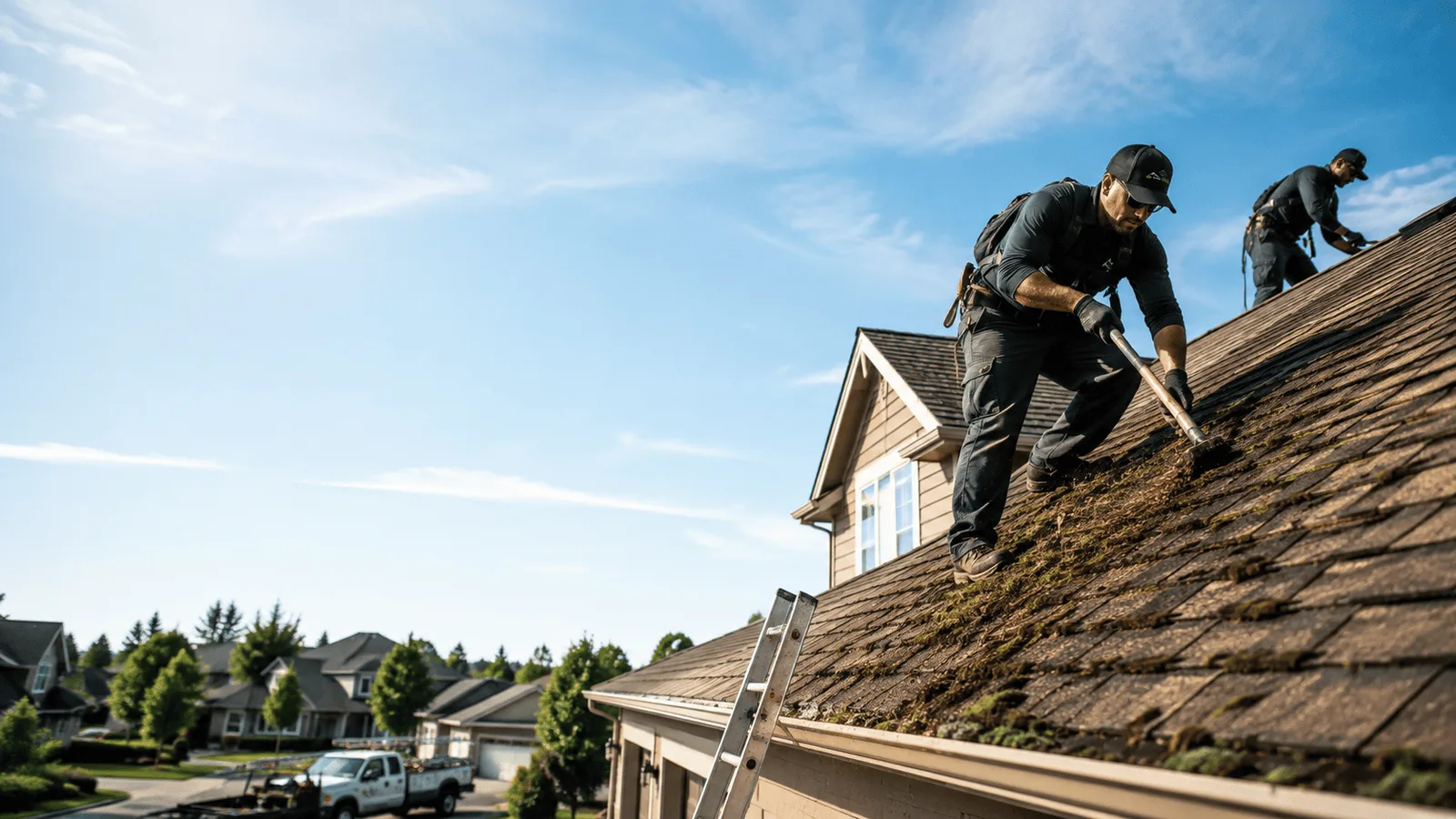 Roof Moss Removal in Paris, TX near me